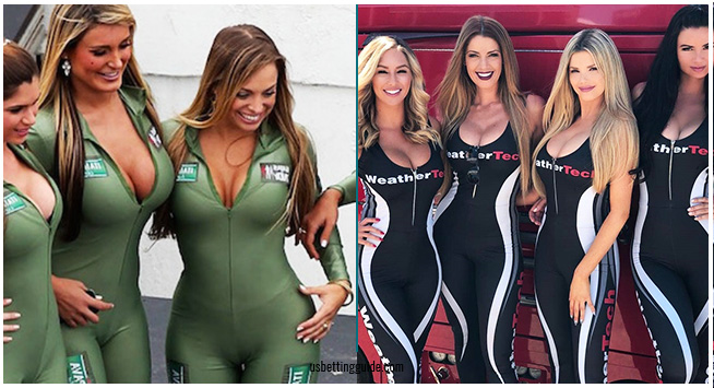 Girls hot grid Formula 1
